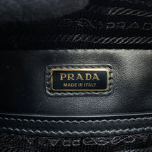 将图像加载到图库查看器中,PRADA Triangle Logo Brique Shoulder Bag Gold2VH070 Saffiano LeatherLeather