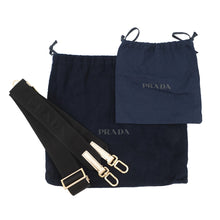 将图像加载到图库查看器中,PRADA Triangle Logo Brique Shoulder Bag Gold2VH070 Saffiano LeatherLeather