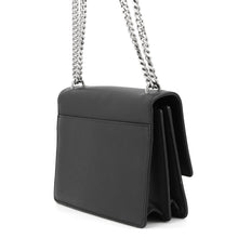 将图像加载到图库查看器中,SAINT LAURENT PARIS Sunset Chain Bag Black442906 Leather Size Medium