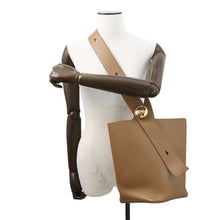 Load image into Gallery viewer, LOEWE Pebble bucket bag OakAANBBBWX01 Smooth Calf Leather Size Medium