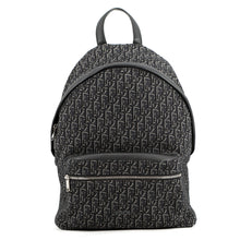 Load image into Gallery viewer, Dior Oblique Jacquard Rider Backpack Black1VOBA088YKY Canvas Leather
