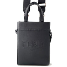 Load image into Gallery viewer, FENDI Go To 2way Bag Black7VA584 Leather Size Small