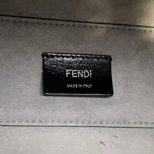 将图像加载到图库查看器中,FENDI Go To 2way Bag Black7VA584 Leather Size Small