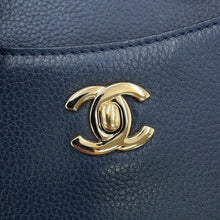 将图像加载到图库查看器中,CHANEL Neo Executive 2way Bag Black/NavyA69929 Leather Size Small