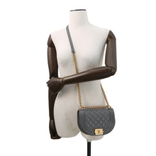 Load image into Gallery viewer, CHANEL Boy Chanel Shoulder Bag GrayAS3350 Caviar Leather