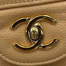 将图像加载到图库查看器中,CHANEL Matelasse ChainShoulder Bag BeigeA58600 Caviar Leather Size 30