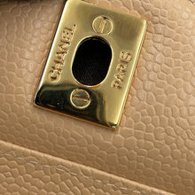 Load image into Gallery viewer, CHANEL Matelasse ChainShoulder Bag BeigeA58600 Caviar Leather Size 30