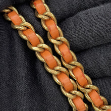 将图像加载到图库查看器中,CHANEL 22 Chain Bag OrangeAS3980 Lambskin Size Mini