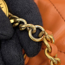 将图像加载到图库查看器中,CHANEL 22 Chain Bag OrangeAS3980 Lambskin Size Mini