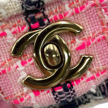将图像加载到图库查看器中,CHANEL Matelasse Chain Shoulder Bag Pink Tweed Size 20