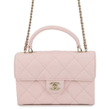 将图像加载到图库查看器中,CHANEL Top handle 2wayBag PinkAP4568 Caviar Leather
