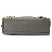将图像加载到图库查看器中,BALENCIAGA Classic Metal Edge City 2-Way Bag Gray390160 Leather Size Mini