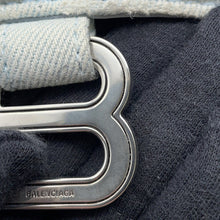 将图像加载到图库查看器中,BALENCIAGA Crash ChainBag Blue716393 Denim Size Medium