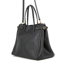 将图像加载到图库查看器中,Valentino Garavani Antibes Medium Tote Black6Y2B0D16RBN Calf Leather Size Medium