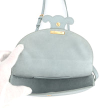 Load image into Gallery viewer, CELINE Cuir Triomphe Buzas Shoulder Bag Light Blue111233 Calf Leather