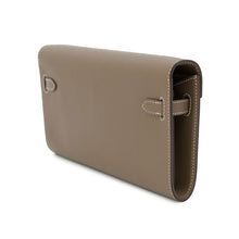 Load image into Gallery viewer, HERMES Kelly Wallet Long To-Go Etoupe Epsom