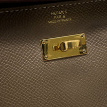 Load image into Gallery viewer, HERMES Kelly Wallet Long To-Go Etoupe Epsom