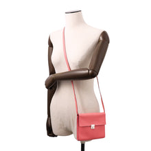 将图像加载到图库查看器中,HERMES Clic Rose Azalee Chevre Myzore Goatskin