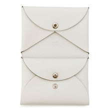 Load image into Gallery viewer, HERMES Calvi Duo Selle en Desordres Hatchet/Multicolor Swift Leather