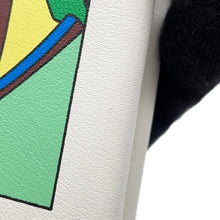 Load image into Gallery viewer, HERMES Calvi Duo Selle en Desordres Hatchet/Multicolor Swift Leather