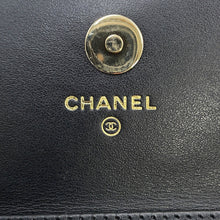 将图像加载到图库查看器中,CHANEL Matelasse ChainClutch Chain Wallet BlackAP4466 Shiny Lambskin