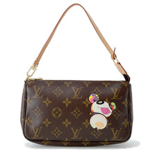 将图像加载到图库查看器中,LOUIS VUITTON Pochette Accessoires BrownM51981 Monogram Panda Takashi Murakami