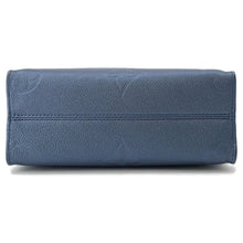 将图像加载到图库查看器中,LOUIS VUITTON Onthego Navy BlueM58956 Monogram Empreinte Leather Grain Leather Size PM