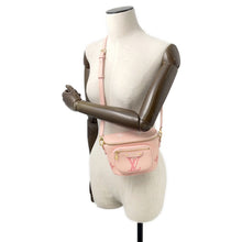 Load image into Gallery viewer, LOUIS VUITTON Mini Bumbag PinkM82347 Bicolor Monogram Empreinte Leather