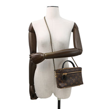 将图像加载到图库查看器中,LOUIS VUITTON Vanity NV NoirM45165 Monogram Monogram Reverse Canvas Size PM