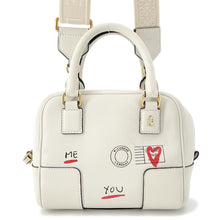 将图像加载到图库查看器中,LOEWE Amazona 16 Square Shoulder Bag Chinese Tanabata Limited Edition Collection White Calf Leather Size 16