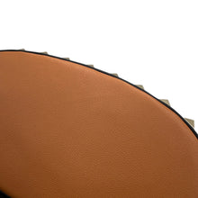 将图像加载到图库查看器中,Valentino Garavani Rock Studded 2-Way Bucket Handbag Beige/Brown4W2P0W31MZI Raffia Leather