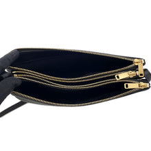 Load image into Gallery viewer, CELINE Trio Shoulder Bag Black171453 Lambskin Size Large