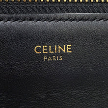 Load image into Gallery viewer, CELINE Trio Shoulder Bag Black171453 Lambskin Size Large