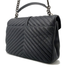 Load image into Gallery viewer, SAINT LAURENT PARIS College 2WAY ChainShoulder Bag Black600278 Leather