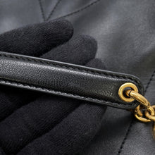 将图像加载到图库查看器中,SAINT LAURENT PARIS Jamie Chain Tote Bag Black809824 Leather