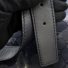 将图像加载到图库查看器中,GUCCI GG Imprime Shoulder Bag Navy201446 PVC Leather