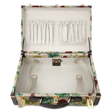 将图像加载到图库查看器中,GUCCI Flora Double G Trunk Beige/Multicolor722179 Canvas Leather Size Medium