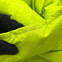 Load image into Gallery viewer, CHROME HEARTS STIFF CH Plus Cropped Down Jacket Size XS Neon Yellow Polyester100%