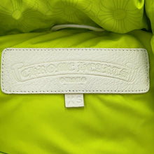 将图像加载到图库查看器中,CHROME HEARTS STIFF CH Plus Cropped Down Jacket Size XS Neon Yellow Polyester100%