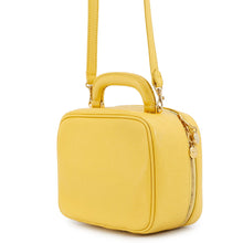 将图像加载到图库查看器中,CHANEL Top handle 2-way vanity bag YellowA07060 Caviar Leather