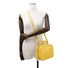 将图像加载到图库查看器中,CHANEL Top handle 2-way vanity bag YellowA07060 Caviar Leather