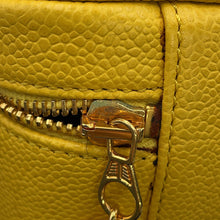 将图像加载到图库查看器中,CHANEL Top handle 2-way vanity bag YellowA07060 Caviar Leather