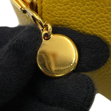 将图像加载到图库查看器中,CHANEL Top handle 2-way vanity bag YellowA07060 Caviar Leather