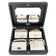 将图像加载到图库查看器中,CHANEL Success Story Bag 4-piece set Black/WhiteAS1949 Lambskin Caviar Leather Sequins