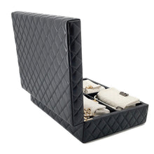 Load image into Gallery viewer, CHANEL Success Story Bag 4-piece set Black/WhiteAS1949 Lambskin Caviar Leather Sequins