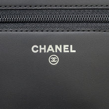 Load image into Gallery viewer, CHANEL Cambon Chain Wallet BlackA46646 Lambskin