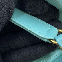 将图像加载到图库查看器中,CHANEL Matelasse Drawstring 2WAY ChainShoulder Bag PowderBlue Lambskin