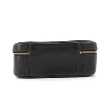 Load image into Gallery viewer, CHANEL Top handle 2-way vanity bag BlackA07061 Caviar Leather