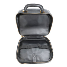将图像加载到图库查看器中,CHANEL Top handle 2-way vanity bag BlackA07061 Caviar Leather