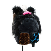 将图像加载到图库查看器中,LOUIS VUITTON Automne Hiver 2020 Multi-Fur Backpack NoirM56852 Monogram Fur